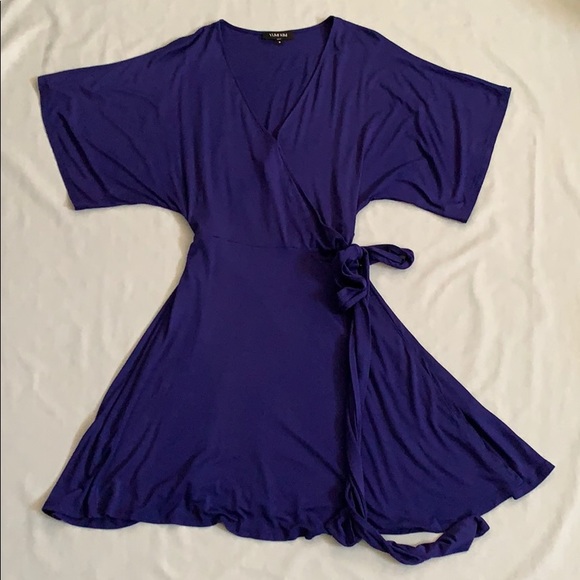 Yumi Kim Dresses & Skirts - Royal Blue Yumi Kim Midi Wrap Dress